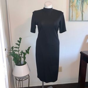 WWW Black Midi Dress
